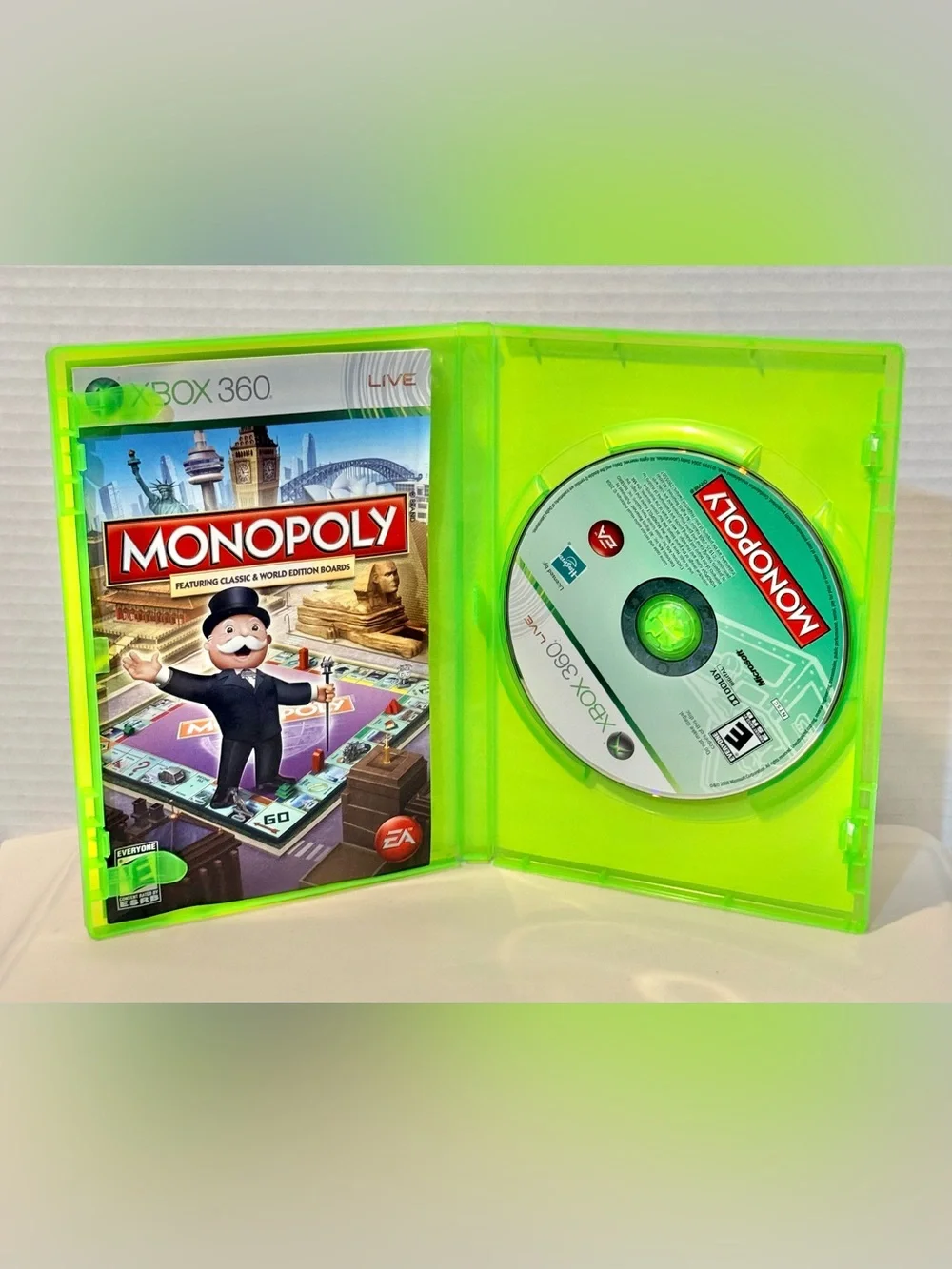 XBOX 360 Monopoly Featuring Classic & World Edition Boards ⭐️⭐️EUC-TESTED⭐️⭐️